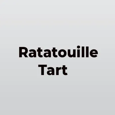 Ratatouille Tart