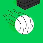 "ball in the road" - простая игра ранер. логотип