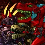 Dino Robot Battle Field: War логотип