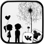 Black And White Launcher Theme логотип