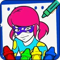 LadyBug Mira Coloring Book логотип