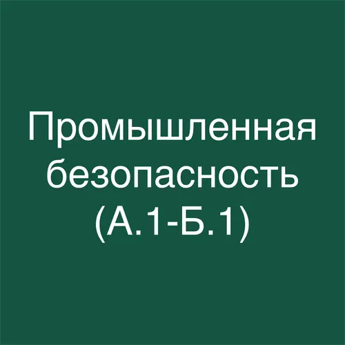 Промышленная безопасность (А.1-Б.1) 2026 — иконка