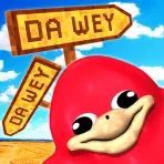 Ugandan Knuckles Battle Royale Survival 2023 логотип