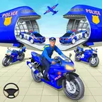 NY Police Bike Transport Truck логотип