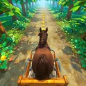 Horse Kart Runner Game: Jungle Safari логотип