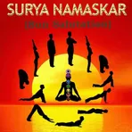 Surya Namaskar Yoga Poses логотип