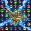 Jewels Magic Lamp : Match 3 Puzzle логотип