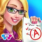 Моя учительница – Игра в школу логотип
