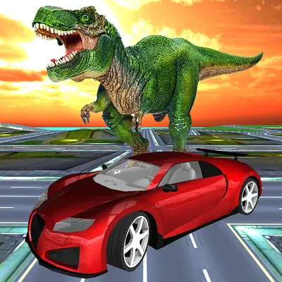 Dinosaur Car Parking Simulator