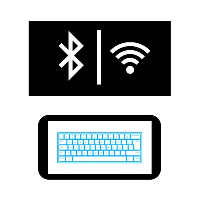 PC Keyboard WiFi & Bluetooth 