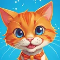 Ginger Cat: Hungry Dash Arcade логотип