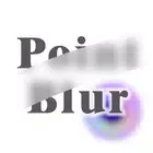 Point Blur — размытие фото логотип