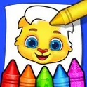 Coloring Games: Coloring Book, Painting, Glow Draw логотип