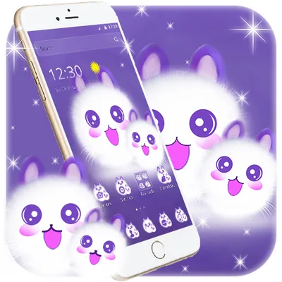 Cute Fluffy Kitten Kawaii Cat Theme