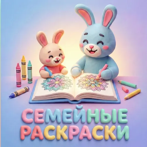 Семейные раскраски: антистресс — иконка