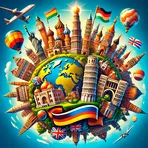 World Capitals Quiz - Викторина о столицах мира логотип