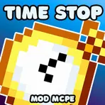 Мод остановка времени MCPE логотип