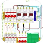 Electrical circuits Электрические схемы логотип