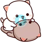 Mochi Cat Animated Stickers логотип