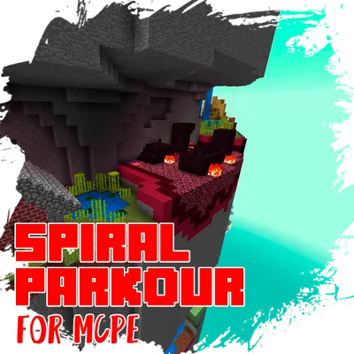 Map Spiral Parkour  for mcpe