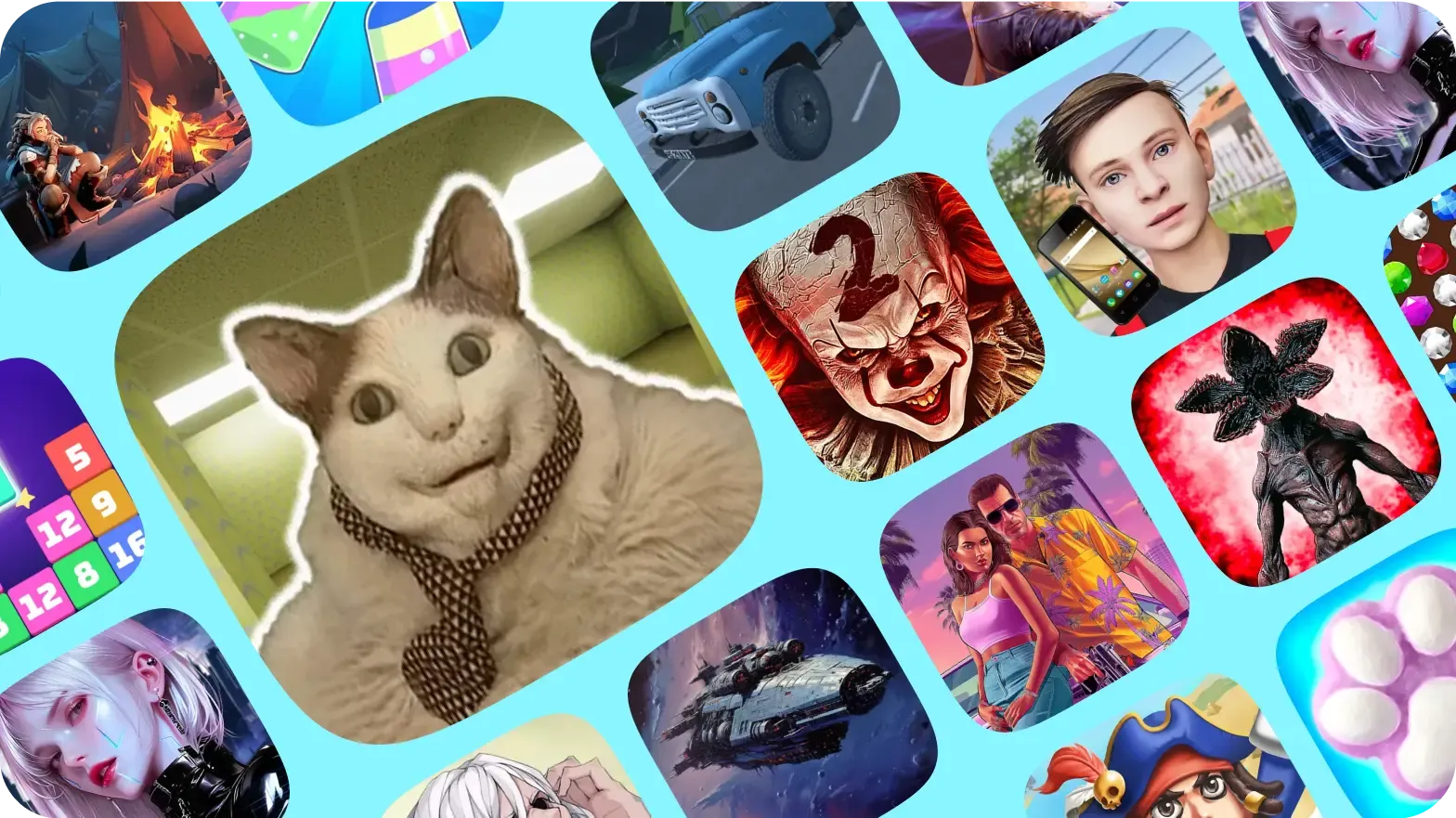 000-Популярные мобильные игры месяца