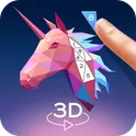 LowPoly 3D Art Paint by Number логотип