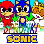 Sprunki Sonic Hedgehog логотип