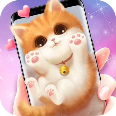 3D Cute Cat Theme