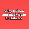 Spicy Quinoa and Black Bean Enchiladas логотип