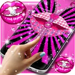 Diamond lips lock screen логотип