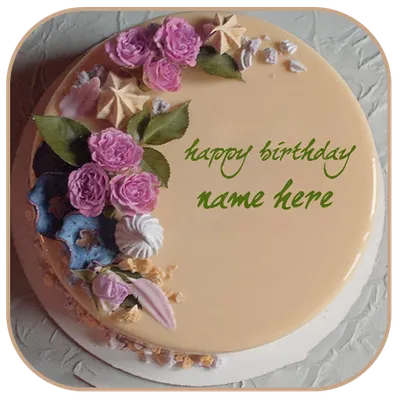 Write On Birthday Cake - Name On BirthDay Cake