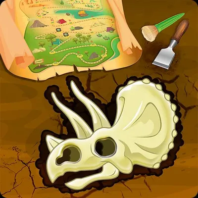 Dinosaur Bone Digging Games