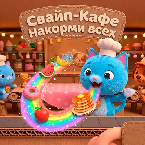 Свайп-Кафе: Накорми всех — иконка