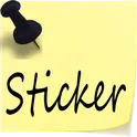 Sticker widget логотип