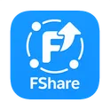 FShare — быстрый и простой обмен файлами логотип