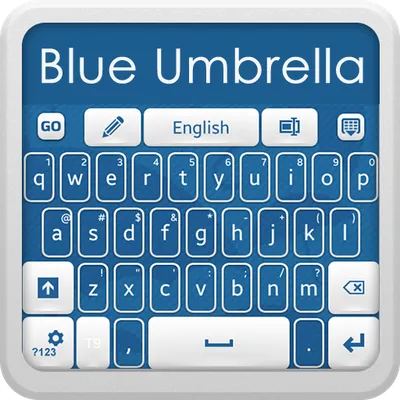 Blue Umbrella Keyboard