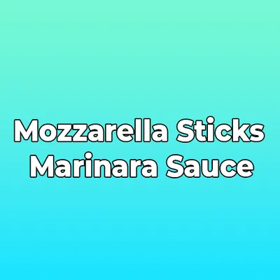 Mozzarella Sticks with Marinara Sauce