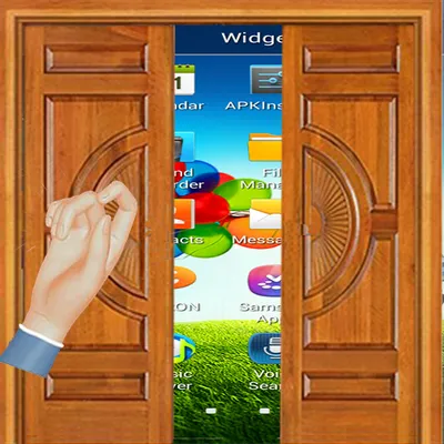 Knock Door Screen Locker