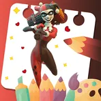 Harley Quinn Suicide squad Coloring логотип