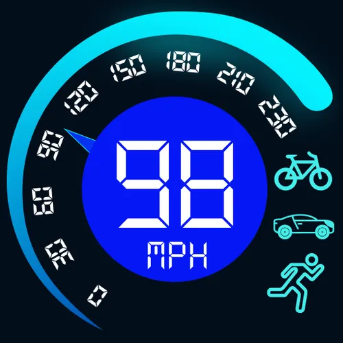 Спидометр: Tрекер скорости GPS — иконка