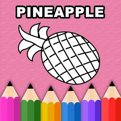 Fruit's Doodle Coloring Book