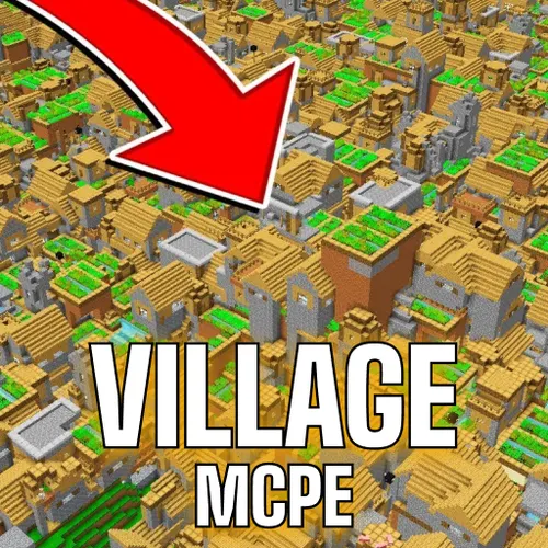 Мод Деревня для Майнкрафт MCPE — иконка