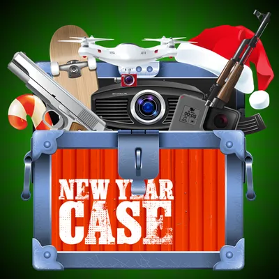 Open case simulator - new year christmas set