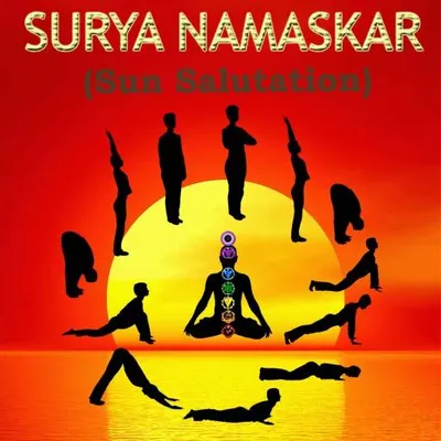 Surya Namaskar Yoga Poses