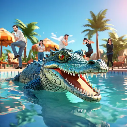 Hungry Crocodile 2 Shark Games — иконка