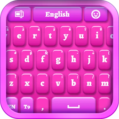 Pink Keyboard for Smartphone