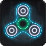 Fidget Spinner Neon логотип