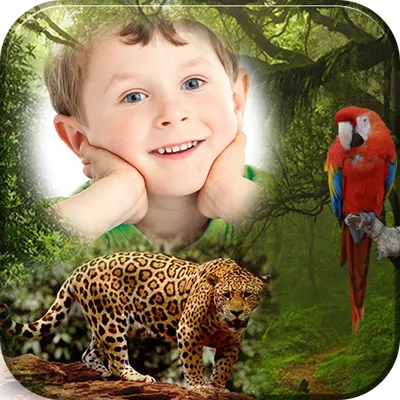 Jungle Animal Photo Frame