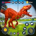Angry Dino Hunter Simulator логотип