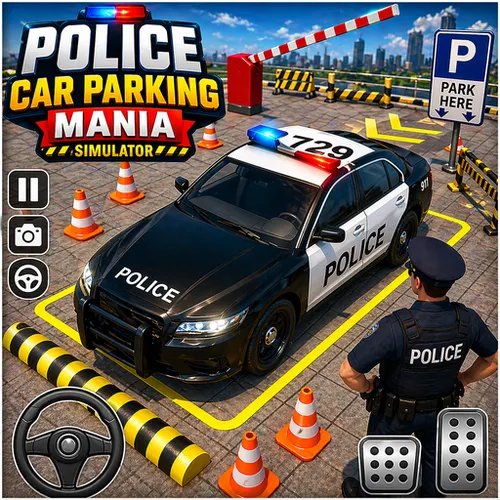 Police Car Parking Mania Simulator — иконка